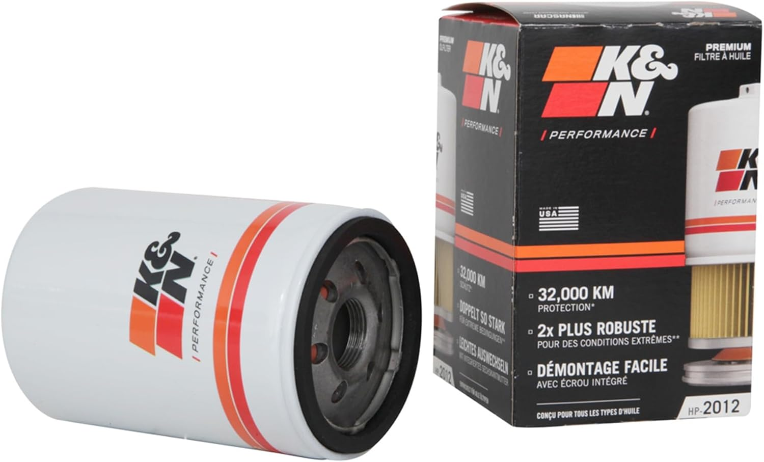 K&N HP-2012 Premium Oil Filter for 2022 Buick Enclave 3.6L V6 Gas image number 6