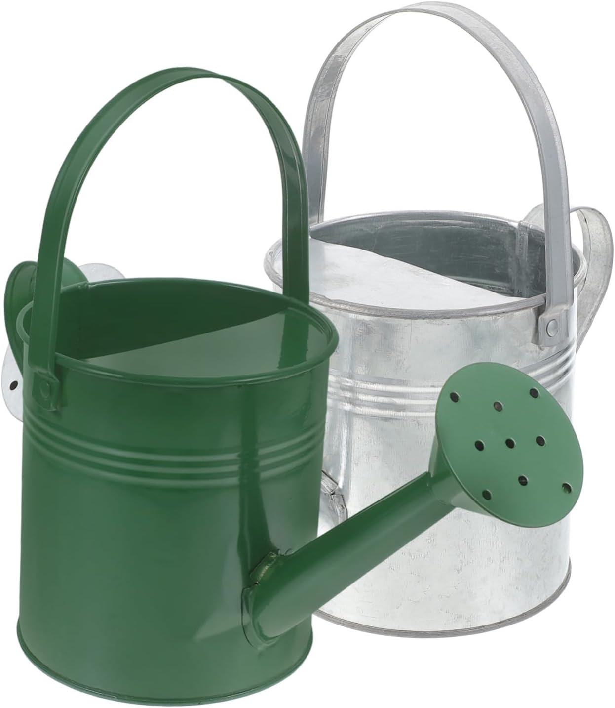 Yardenfun 2Pcs Elegant Iron Pot Watering Can for Plants Easy Refill Spout Safe for for Boys and Girls image number 3