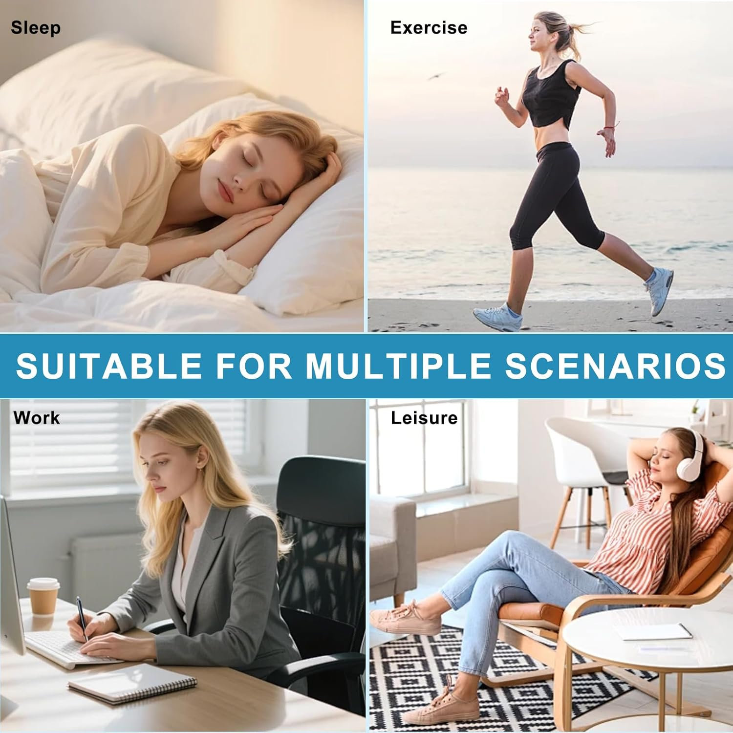 Bunion Corrector Sleeve for Women & Men - Big Toe Separators with Bunion Pads & Adjustable Foot Sleeve - Hallux Valgus Support & Discomfort Relief - Flexible Breathable Design for Day and Night Use (SKIN COLRO, M) image number 1