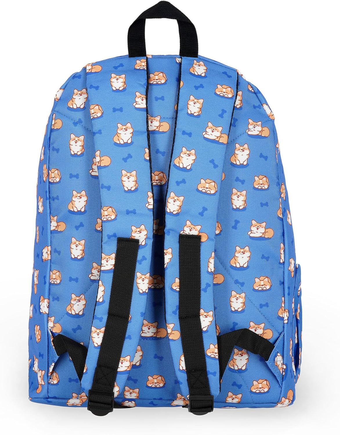 LEGAMI - My Backpack, Lined and Padded School Bag, School Backpack with Zip, Laptop and Tablet Bag Inside, Travel Backpack 32L, 35 X 45 X 20 Cm, Blue, One Size, CORGI