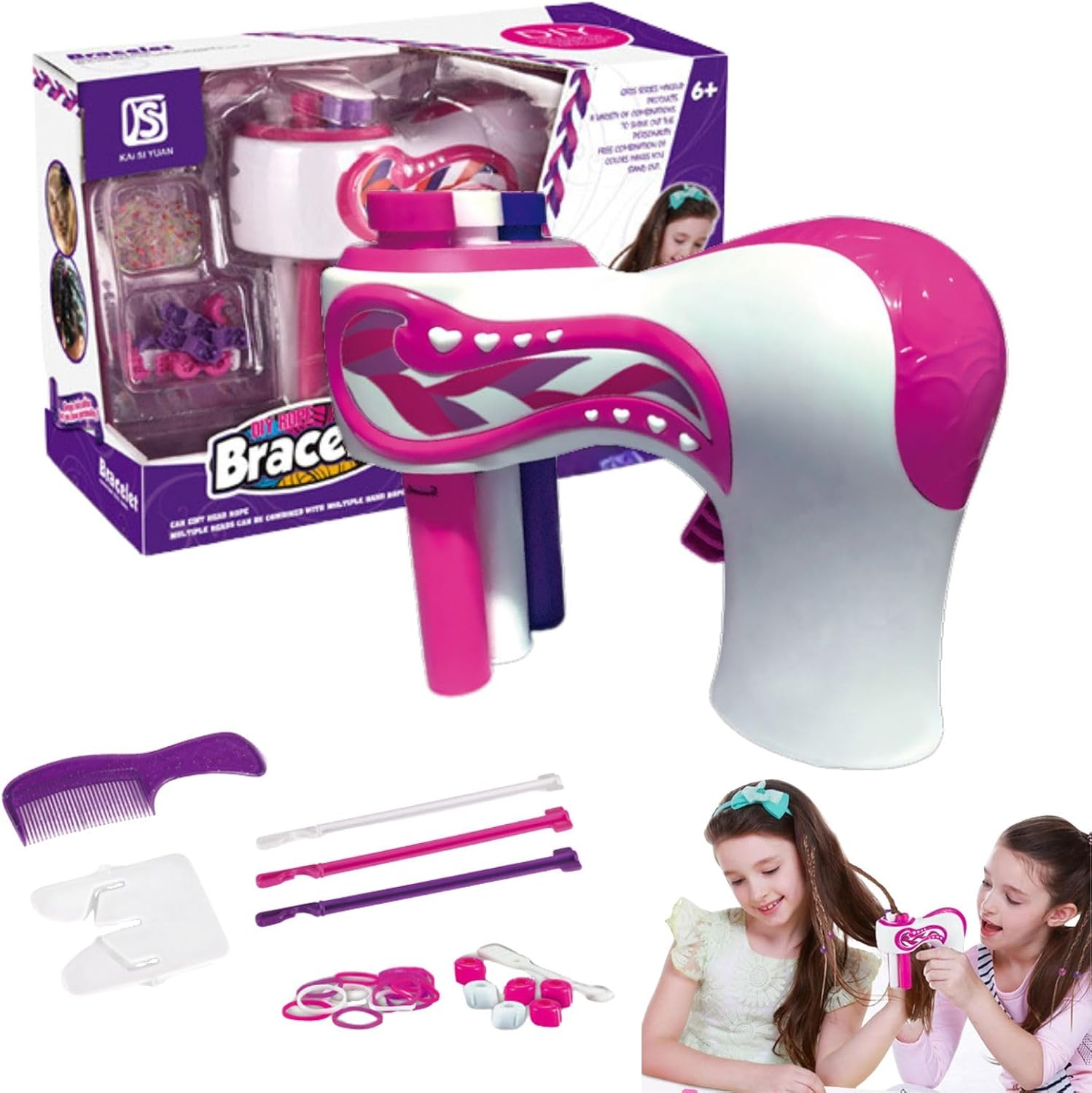 Electric Hair Braiding Machine, Creative Automatic Hair Twister Device for Teen Girls and Kids