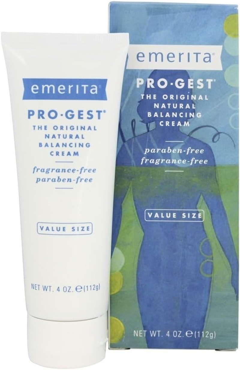 Emerita Pro-Gest Natural Balancing Cream, Fragrance Free (Carton) 4 Oz image number 2