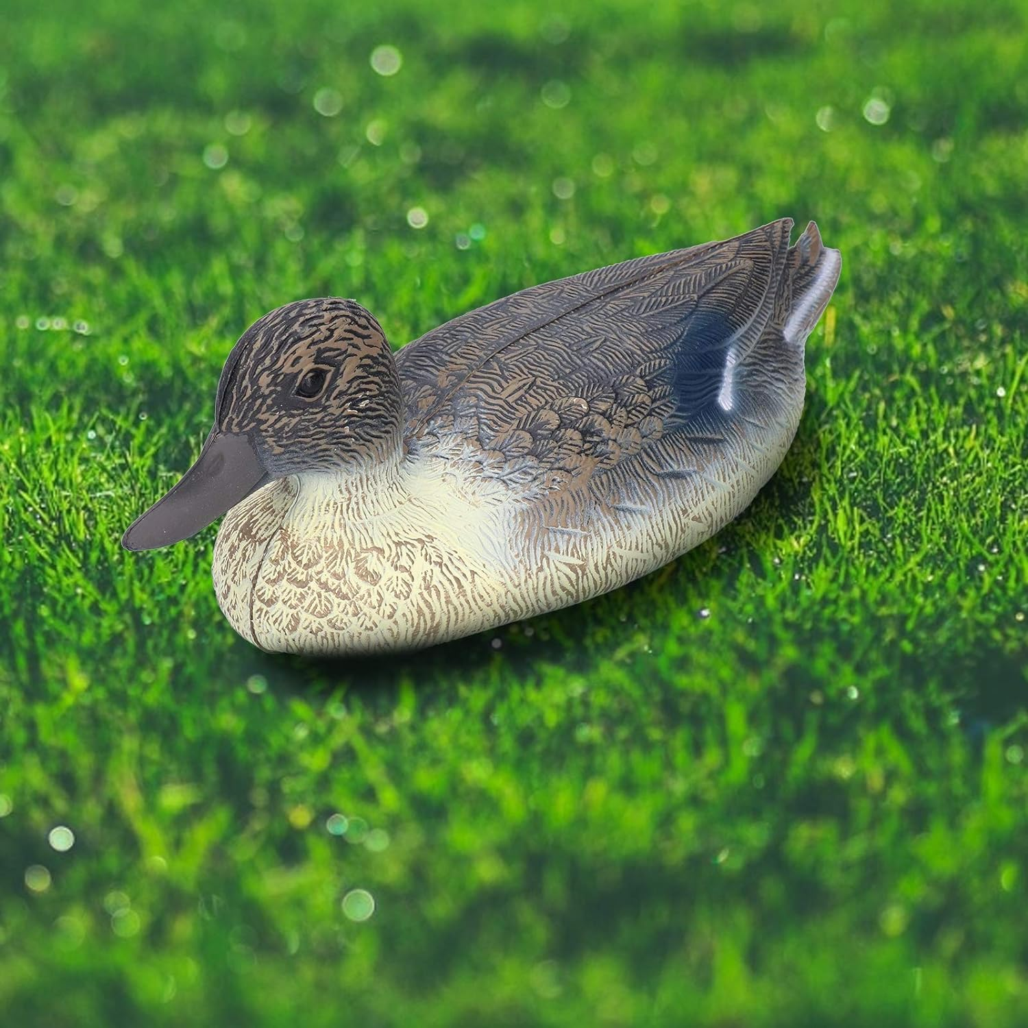 Mini Farm Animal Figures, Farm Animal Cake Cupcake Topper, Simulation Plastic Duck Garden Lawn Swan Pond Ornaments Decoration Floating Animal Cute Statue