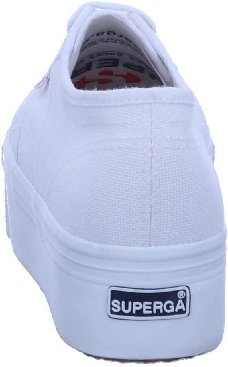 Superga Unisex 2790 Platform Sneaker, White, EU39/US M6.5W8 image number 4