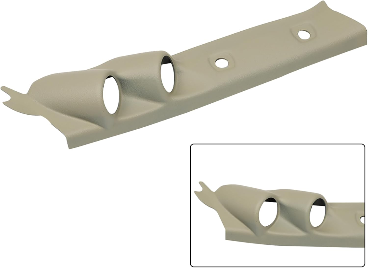 Labwork 2 Gauge a Pillar Pod Interior Trim Handle Replacement for Nissan GU Y61 Patrol 1997-2016 Beige image number 2