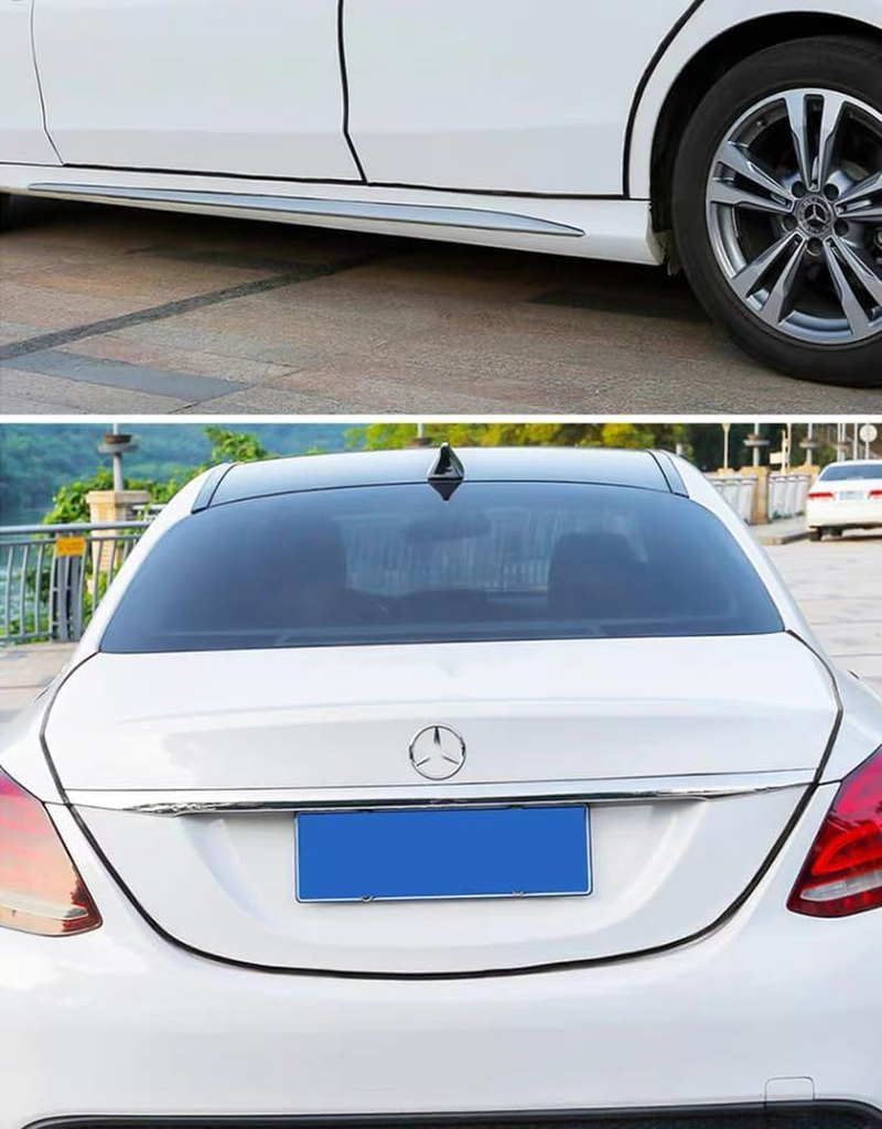 20Ft(6M) Black Car Door Edge Guards, Rubber Trim with U Shape, Universal Fit for Most Cars, No Glue