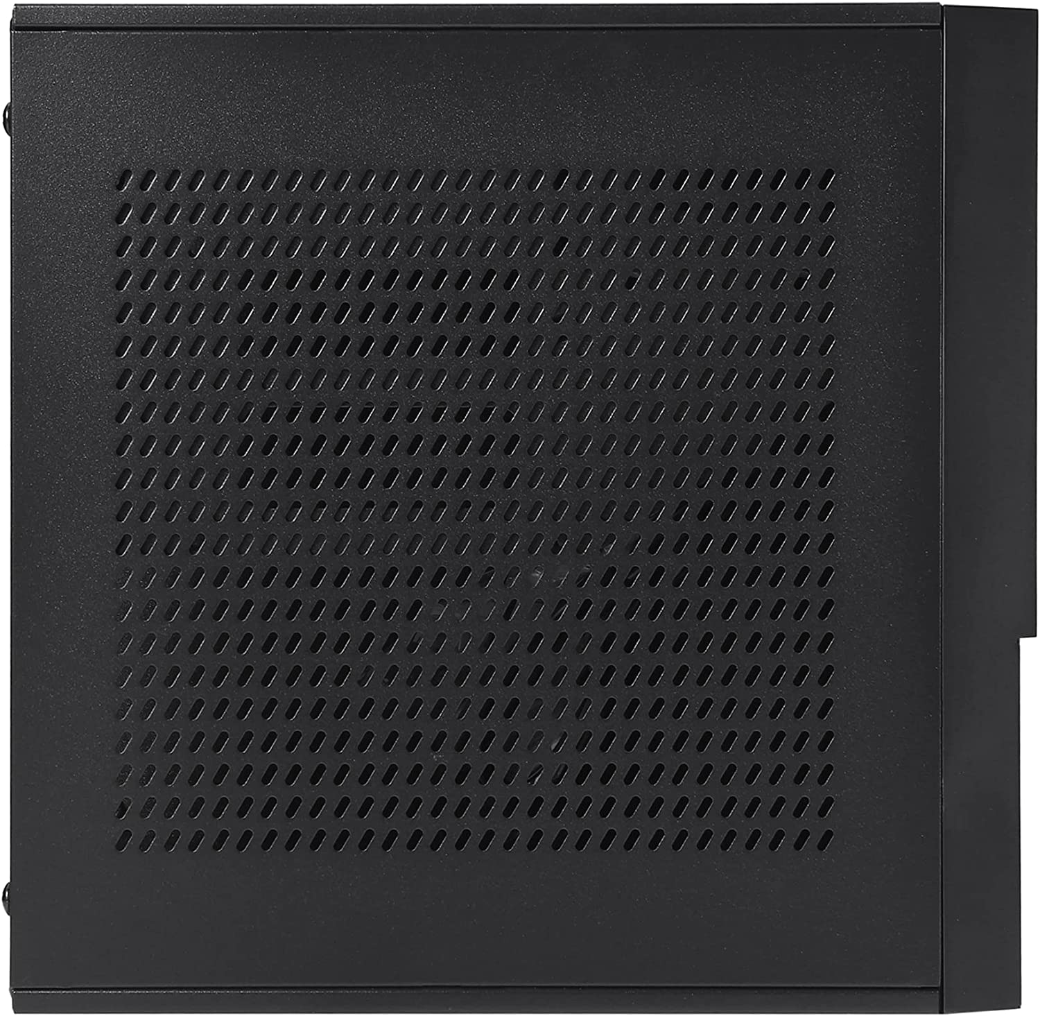 MX01 SECC Fanless Mini ITX HTPC Chassis with 3.5" Hard Drive Bay and Vertical Stand Foot (Black) image number 5