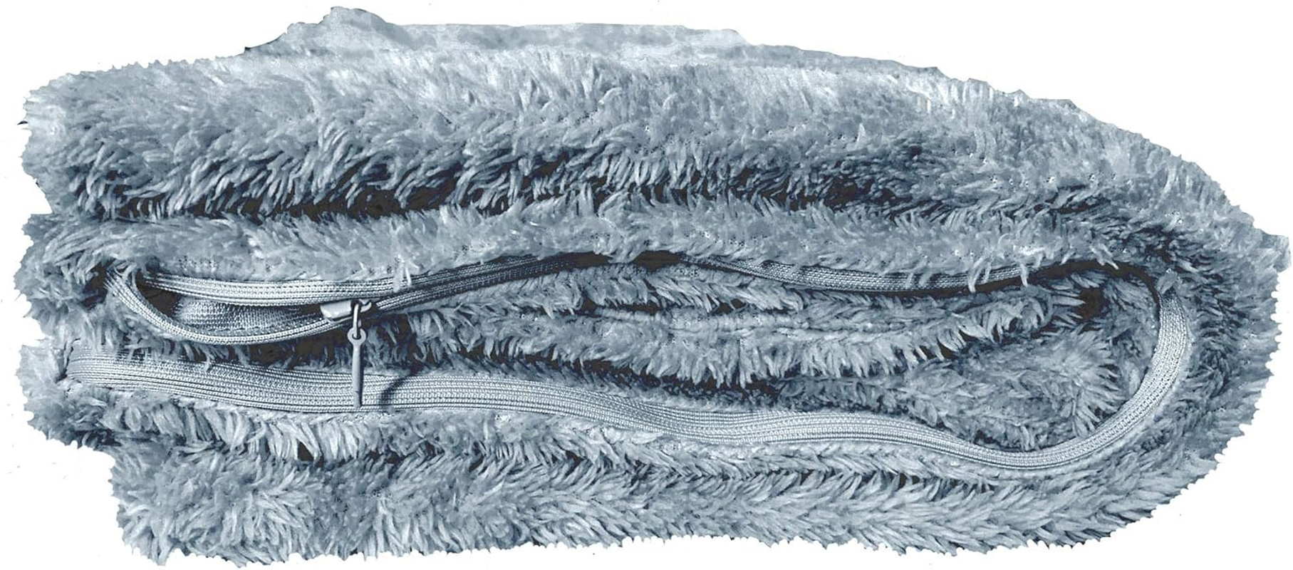 Truworth Bedding Extra Soft Body Pillow Cover, Sherpa/Microplush Material, 20X54 Inches, Zipper Closure (Bice)