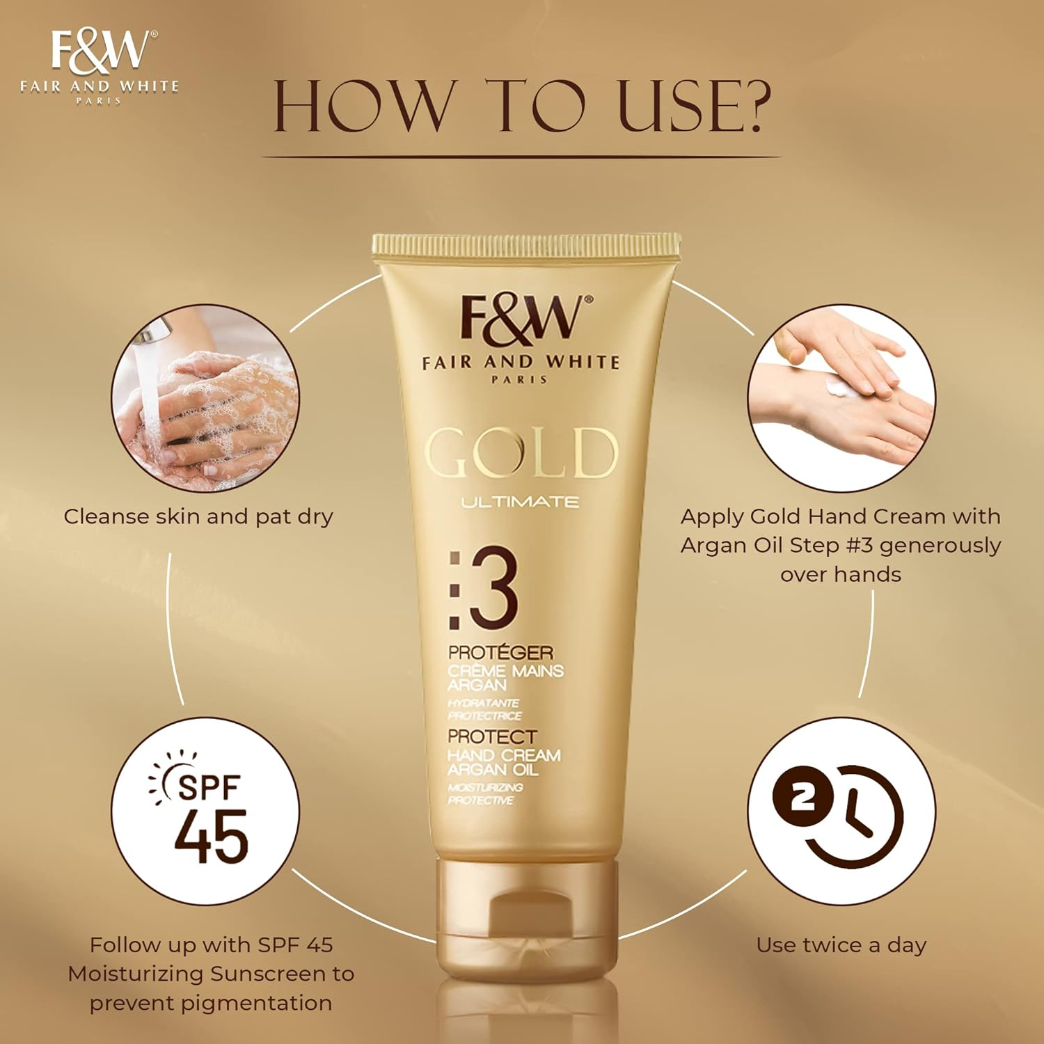 Fair and White Gold #3- Stretch Mark Cream 125 Ml image number 2