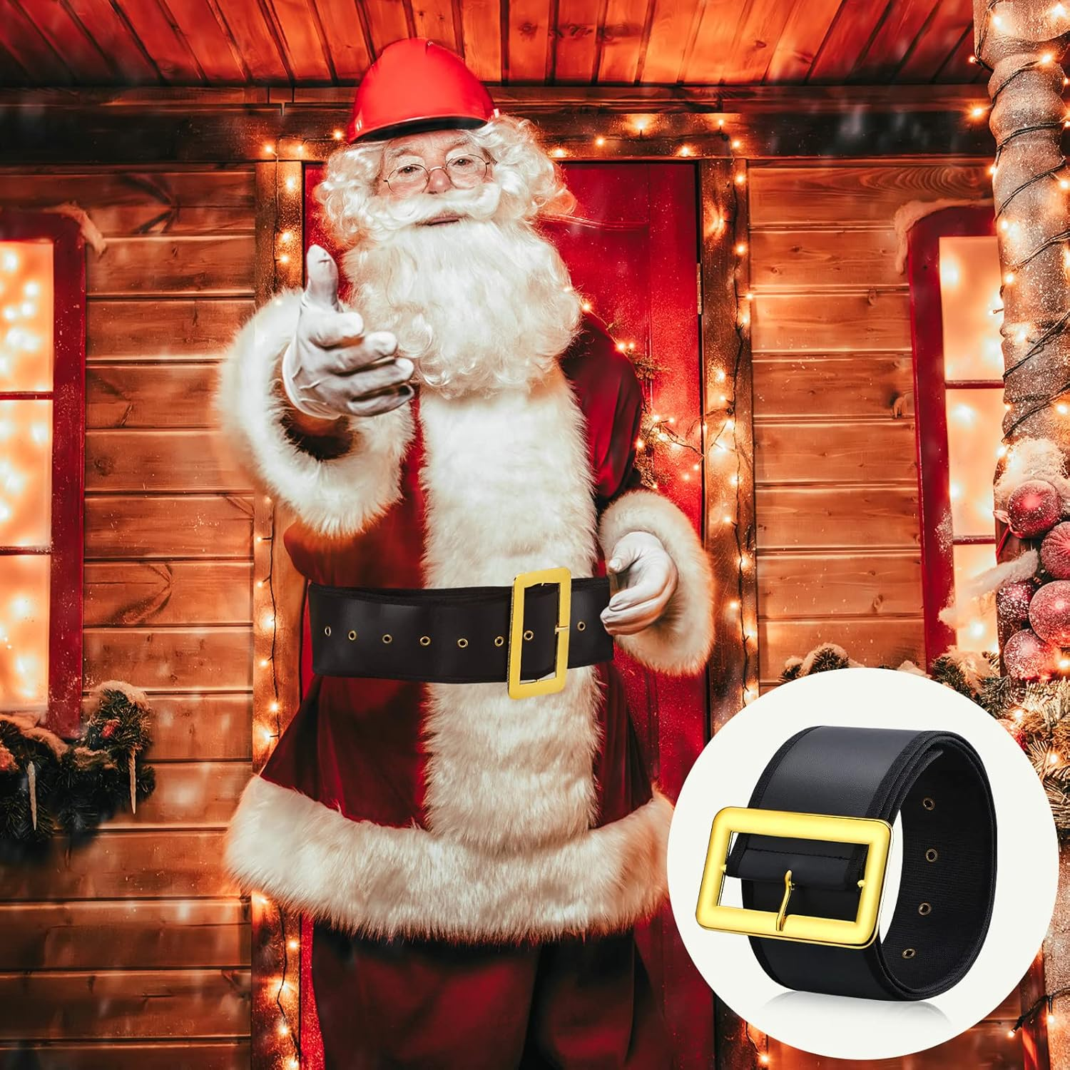 Janmercy 3 Pcs St. Patrick'S Day Belt for Men St. Patrick'S Day Costume Belt Black and Gold St. Patrick'S Day Men'S Belt Costume Accessories, Black, Gold, 165 X 8 Cm/ 64.96 X 3.15 Inches image number 1