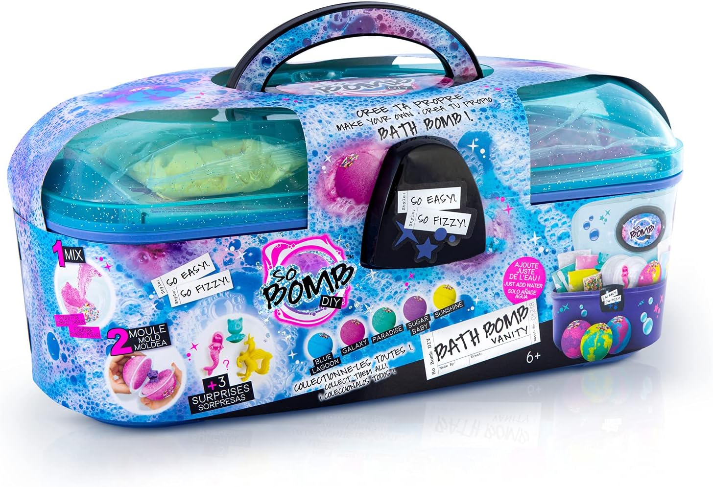 So Bomb DIY BBD 004 Vanity Case, Assorted, Norme image number 1