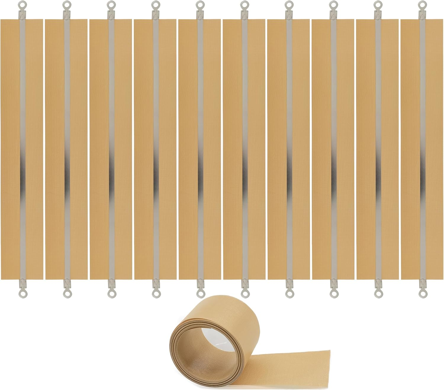 SEELAUGH Pack of 10 Heat Sealer Film Welding Machine Replacement Parts (5 Mm Wide), for Most Manual Beam Welding Machine, Heat Sealing Machine, Impulse Bag Sealer Replacement Parts image number 2