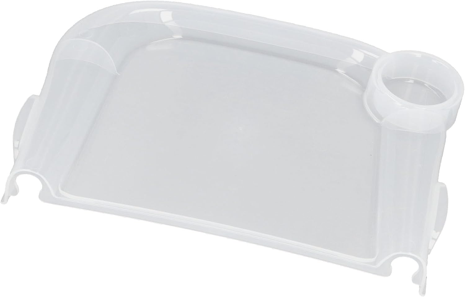 Baby Dining Tray, Portable Baby Feeding Tray for Clip on Fast Table Chair Ideal for Baby Toddler for Meal Restaurant, Clear Plastic Baby Dining Tray Accessory for Toddlers,