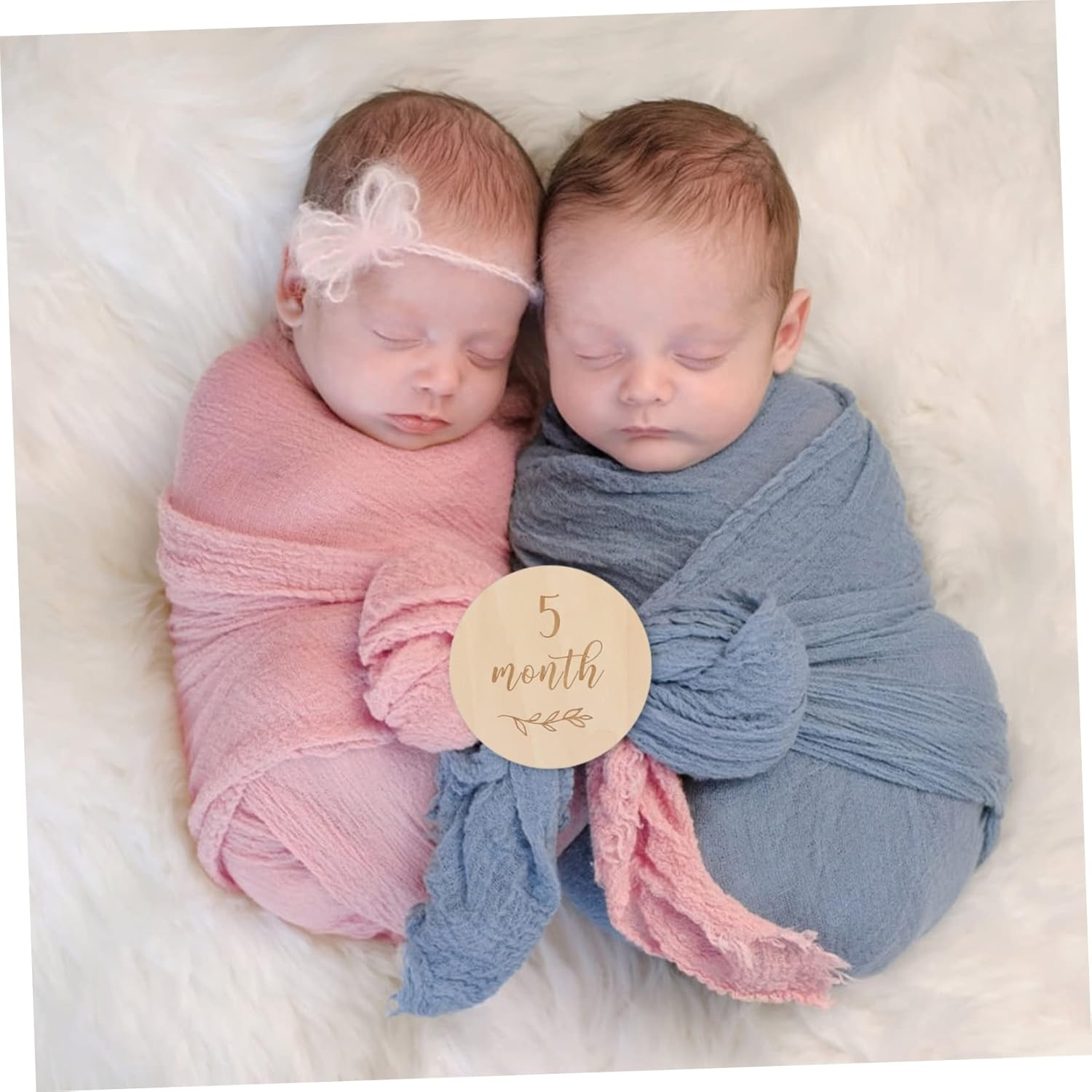 13Pcs Growth Commemorative Cards Wooden Milestone Cards for Boy Girl Newborn Prop