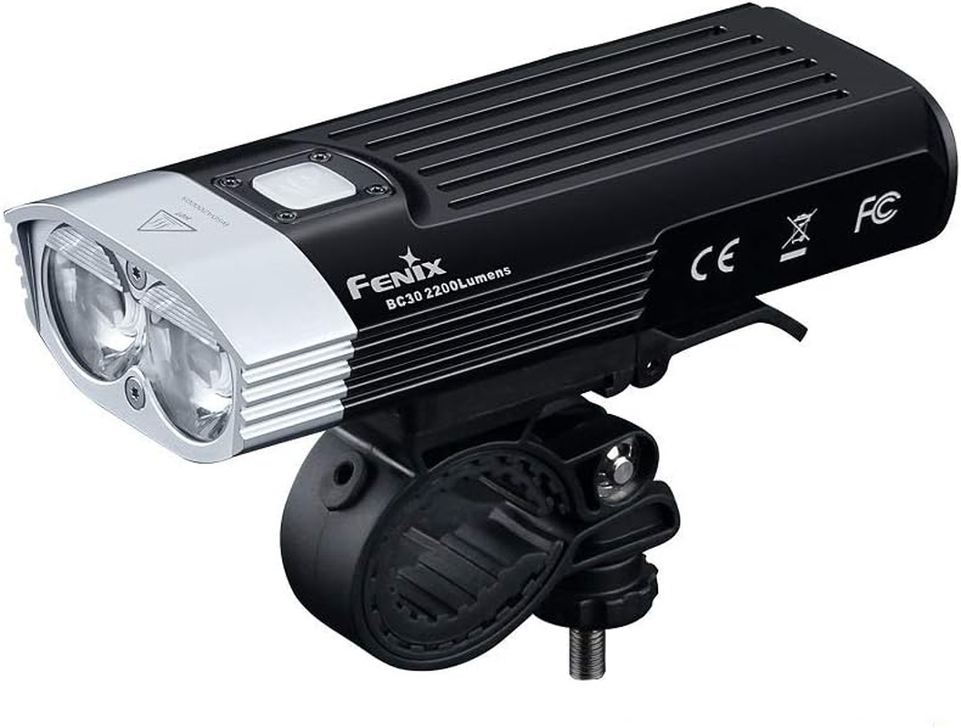 Fenix BC30 V2.0 2200 Lumen LED Bike Light &ndash;IP67 Waterproof Bicycle Light with 50,000Hrs Lifespan Comes with Quick-Release Bike Mount for Mountain Cycling &ndash; Bike Head Lamp with Flash image number 3