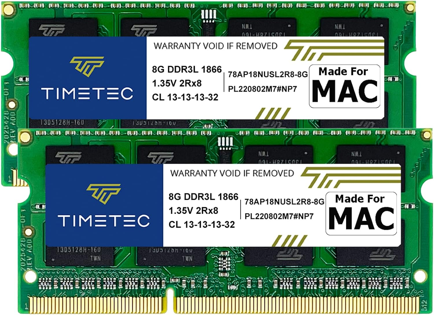 Timetec 8GB Compatible for Apple Late 2015 Imac (27-Inch W/Retina 5K Display) DDR3L 1867Mhz / 1866Mhz PC3L-14900 2Rx8 CL13 1.35V 204 Pin SODIMM Memory Module MAC RAM Upgrade for Imac 17,1 image number 5