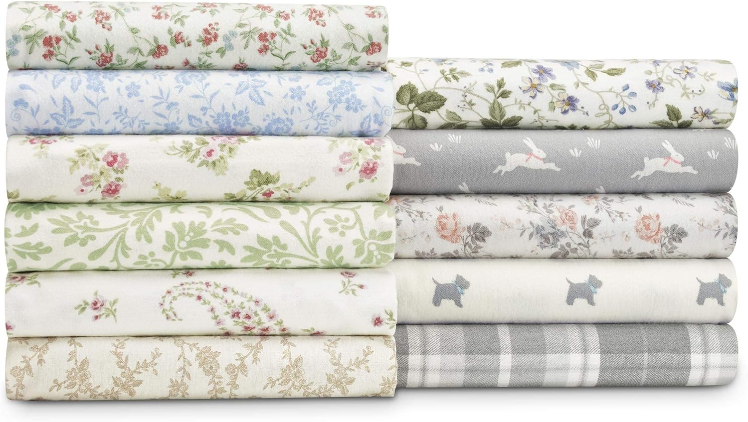 Laura Ashley Sateen Collection Sheet Set-100% Cotton, Silky Smooth & Luminous Sheen, Wrinkle-Resistant Bedding, Queen, Bristol Paisley image number 3