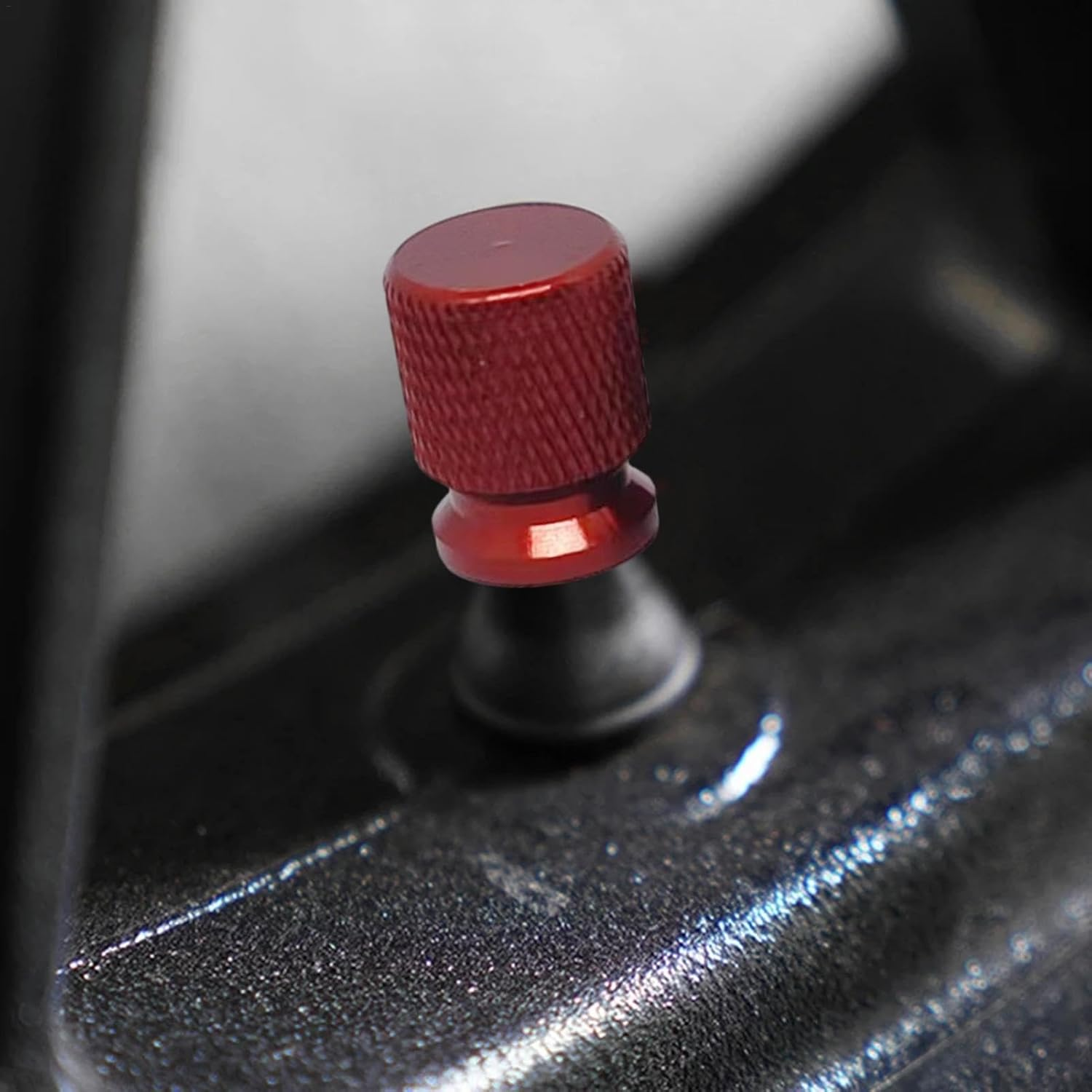 Auto Tire Valve Stem Caps | Fashionable 4 Stem Caps | Wear-Resistant Valve Stems & Caps Rust-Resistant for Trucks Bicycles - Blue image number 6