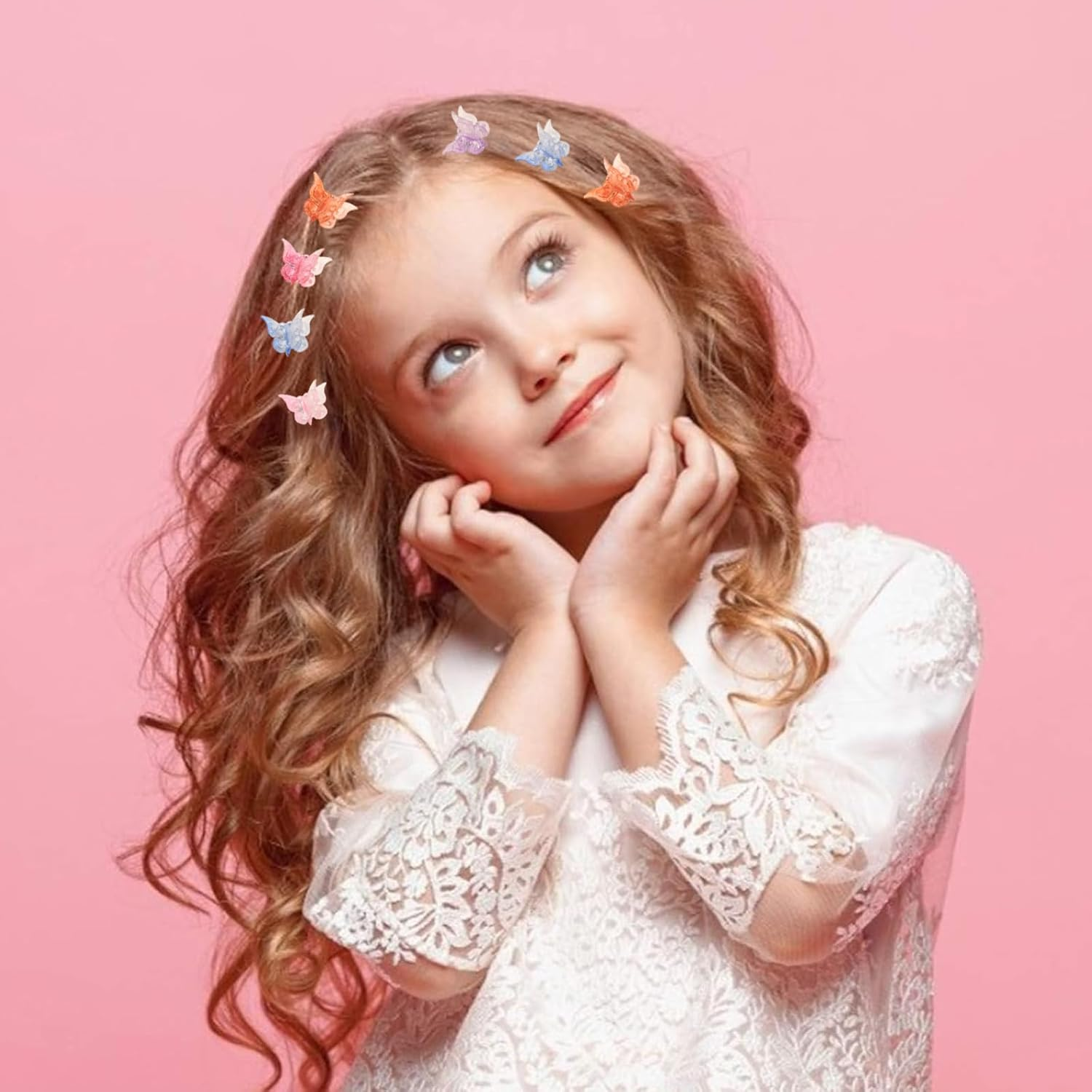 DHWEKU 30 Pieces Butterfly Hair Clips, Mini Butterfly Hair Clips for Girls, Butterfly Hair Clips, Small Butterfly Hair Clips for Women and Girls (Multicolor) image number 4