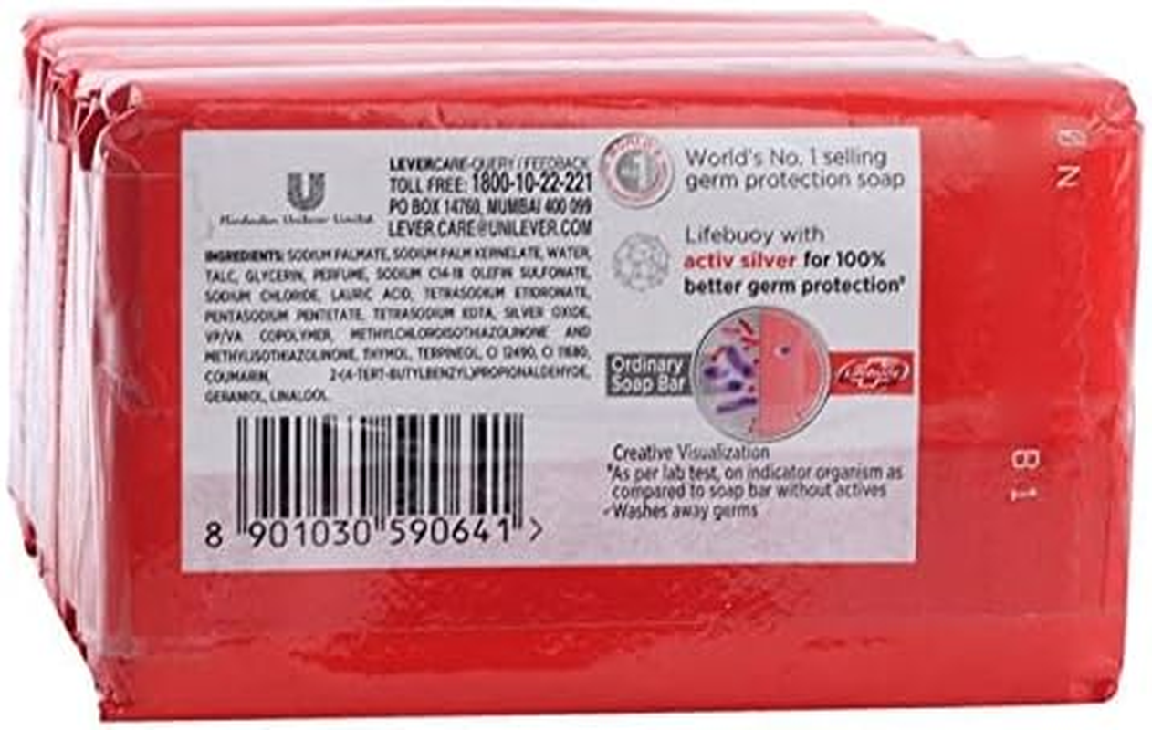 Lifebuoy Soap - Total, 4X125G Pack