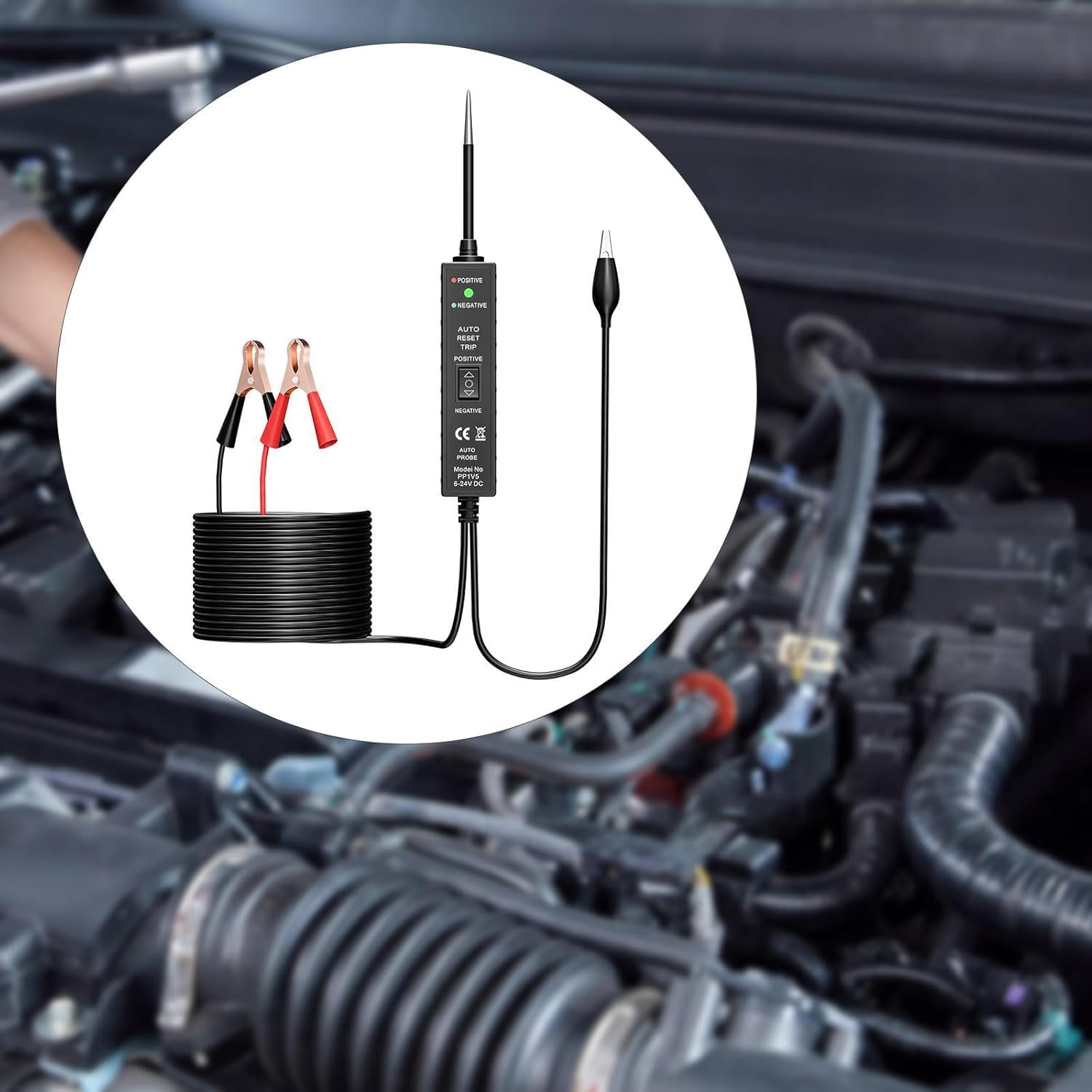 Automotive Electrical Circuit Tester Automotive Testing Gift Versatile Supplies Men Car Power Tester for Trailers Truck RV