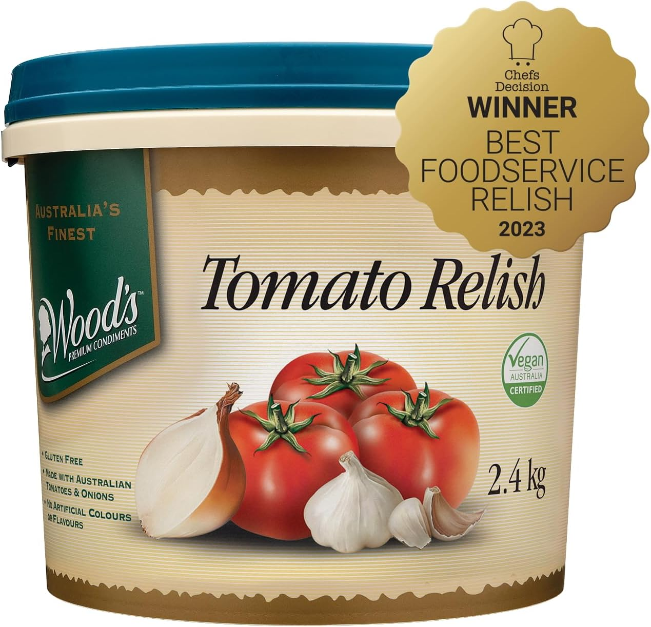 Wood'S Condiments Tomato Relish 2.4 Kg image number 4