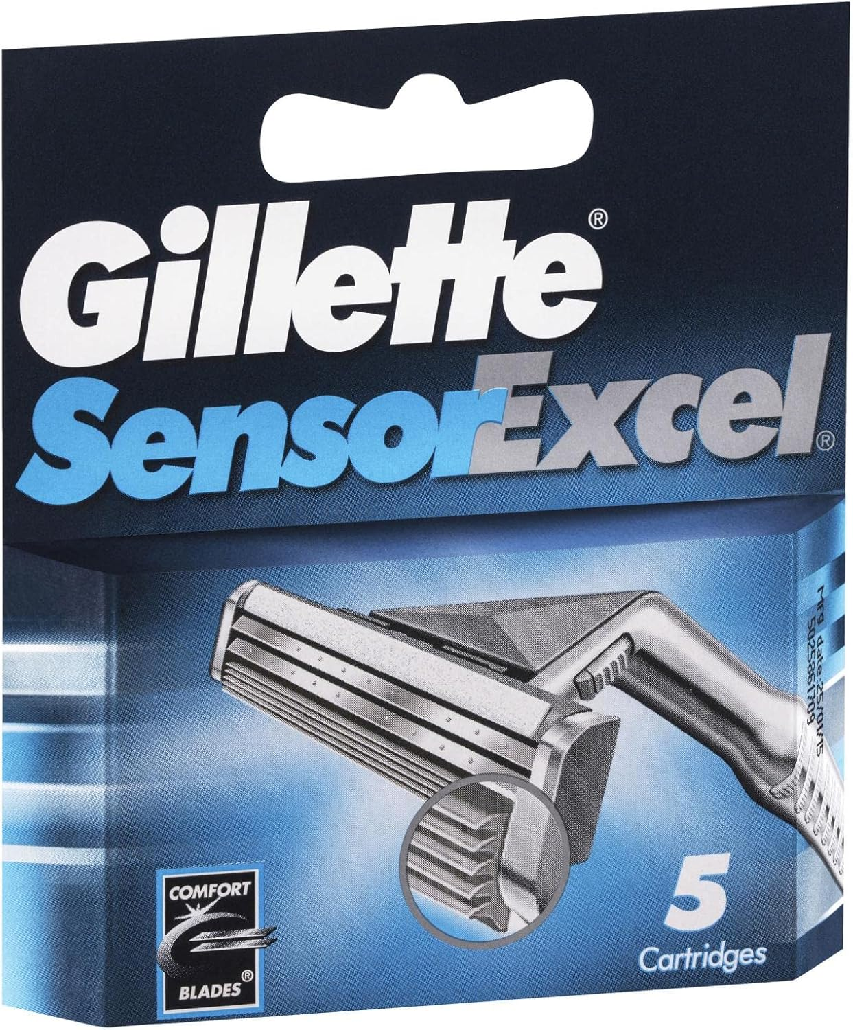 GILLETTE SYSTEMS Sensor Excel Men'S Razor Blades Cartridge, 5 Count, Pack of 5 image number 1