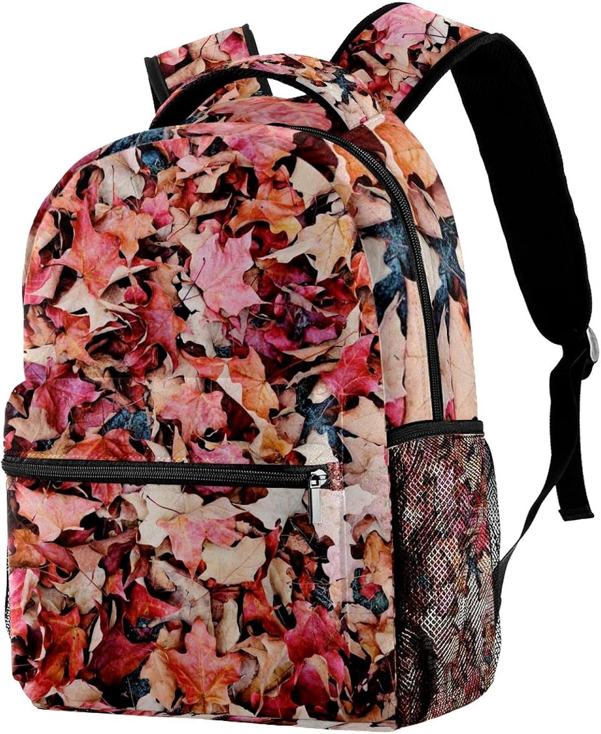Maple Leaves Backpack Students Shoulder Bags Travel Bag College School Tote Backpacks image number 4