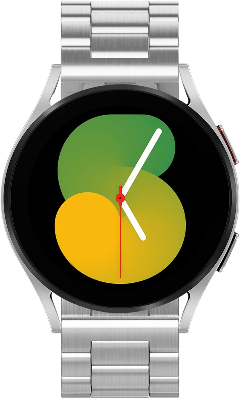 Simpeak Band Compatible with Samsung Galaxy Watch 6/6 Classic/ 5/5 Pro/Watch 4/4 Classic/Watch 3 41Mm/ Active/Active 2/Galaxy Watch 42Mm, Stainless Steel Strap Compatible with Watch 20Mm image number 1