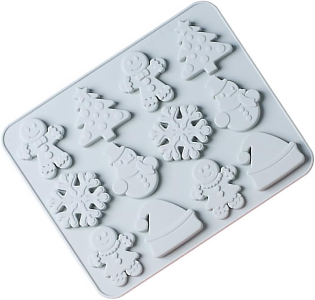 Silicone Mold for Baking Biscuit Mold and Cake DIY Mould for Christmas Silicone Moulds to Create Gingerbread Christmas Decor