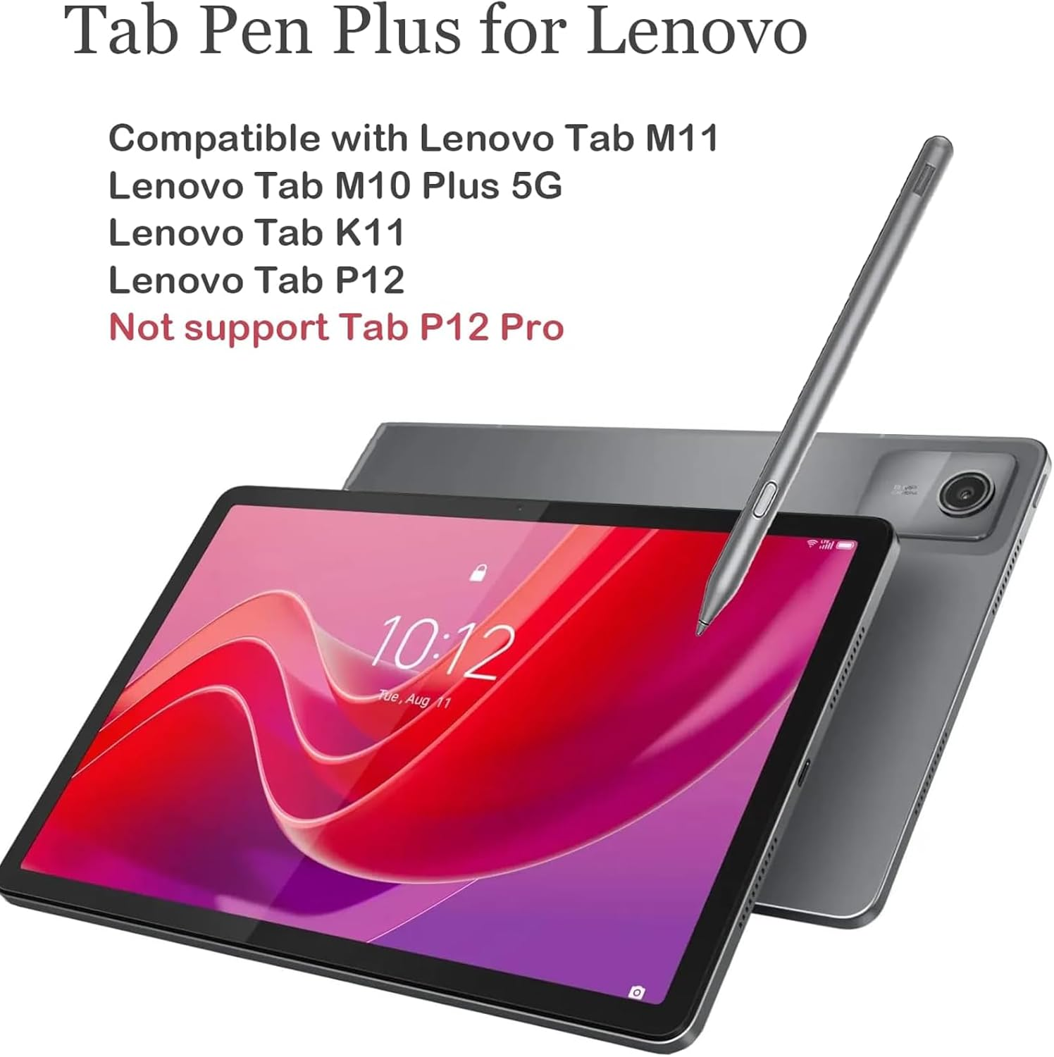 Tab Pen plus for Lenovo Tab Pen plus AP500U Compatible with Lenovo Tab M11,Tab M10 plus 5G, Tab P12,Tab K11 image number 4