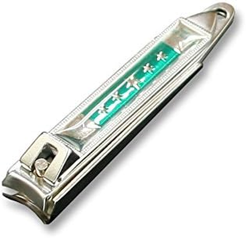 KC-050GR 関の刃物 関兼常 チラーヌ爪切 大 緑 image number 1