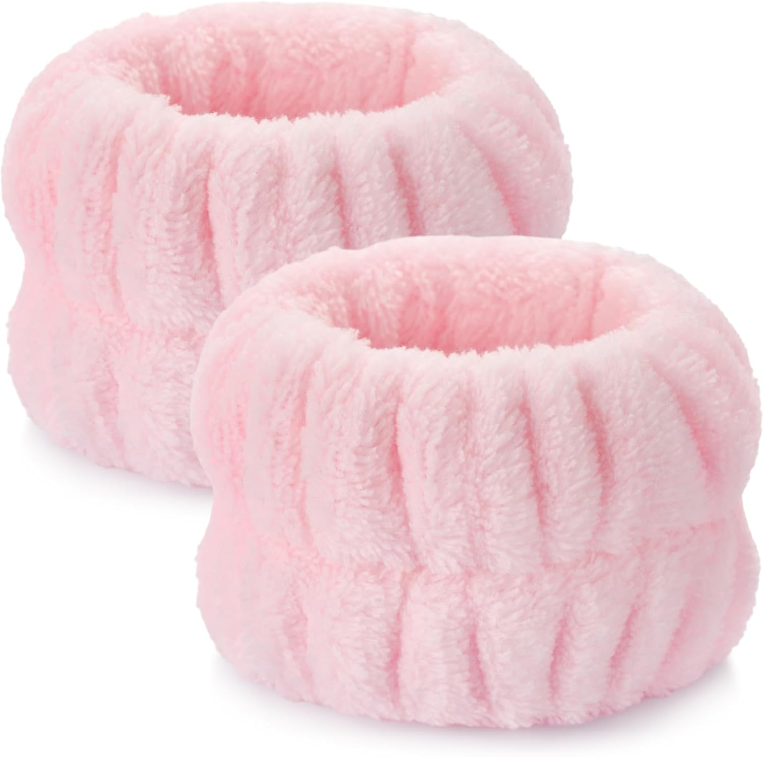 2Pcs Wrist Bands for Washing Face Wash Wristbands Wrist Towels Arm Bands for Skincare Makeup Wrist Cuffs Spa Wrist Scrunchies image number 3
