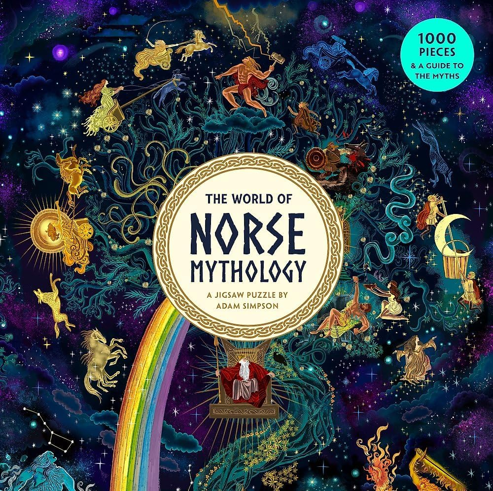 The World of Norse Mythology 1000 Piece Puzzle: a Jigsaw by Adam Simpson