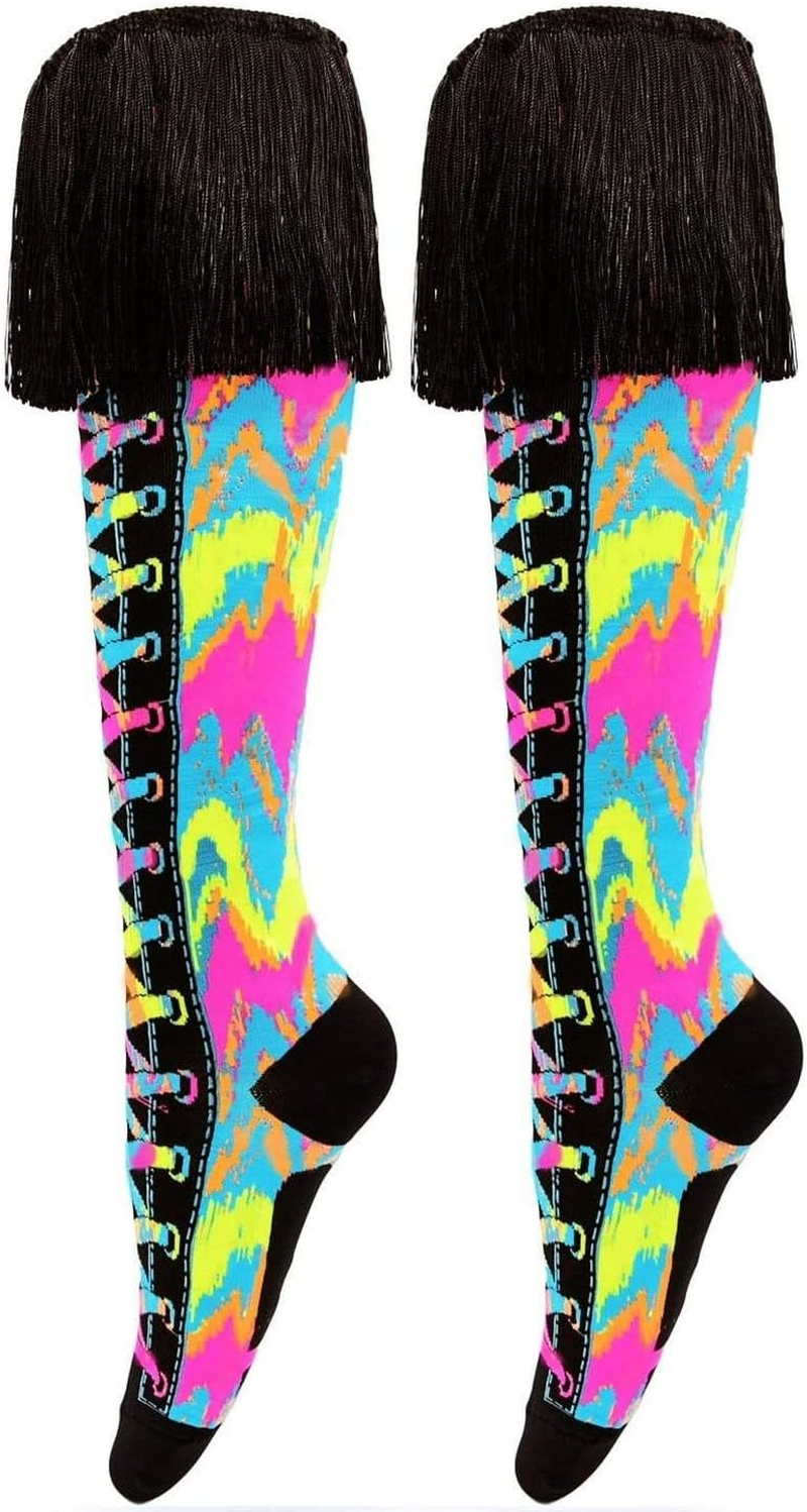 Madmia Toddler Boy'S Madmax Dino Long Knee High Socks Pair, Age 3-5