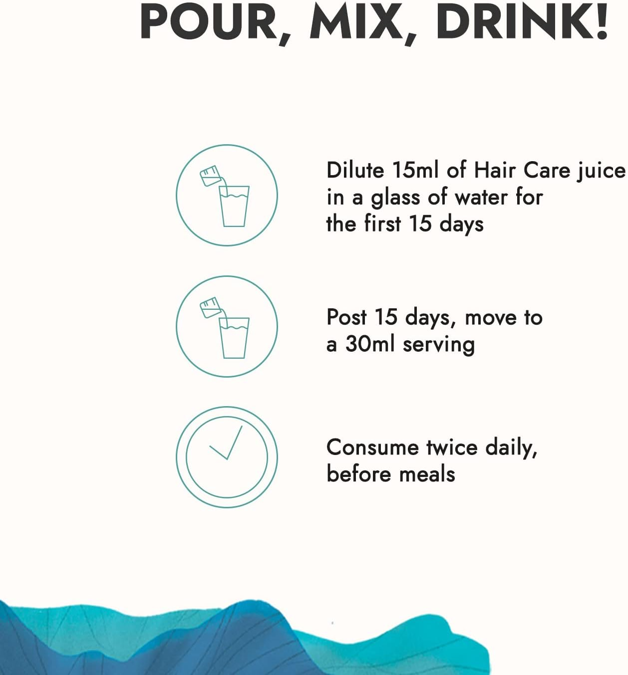 Kapiva Hairfall Defense Combo | Hair Care Juice & Tulsi anti Hairfall Oil image number 4