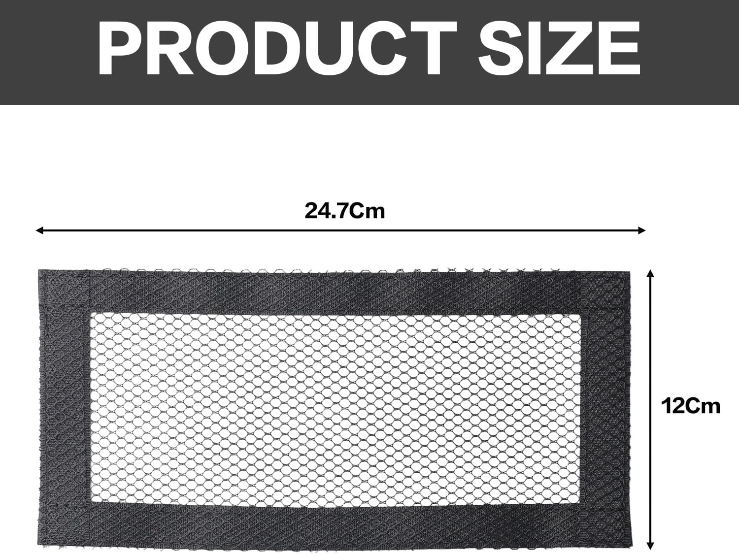 Kaoruo Rear Air Vent Cover for Tesla Model 3 & Model Y &ndash; 2 Pack Backseat Air Conditioning Outlet Protector with Upgraded Mesh Cloth & Velcro, Interior Accessories image number 2