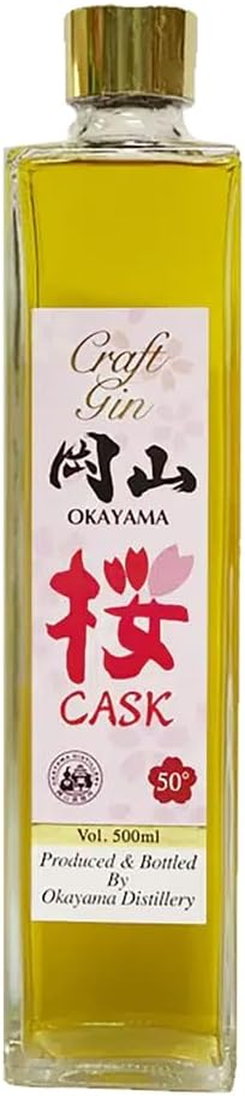 Okayama Craft Gin Sakura Cask Finish 500Ml