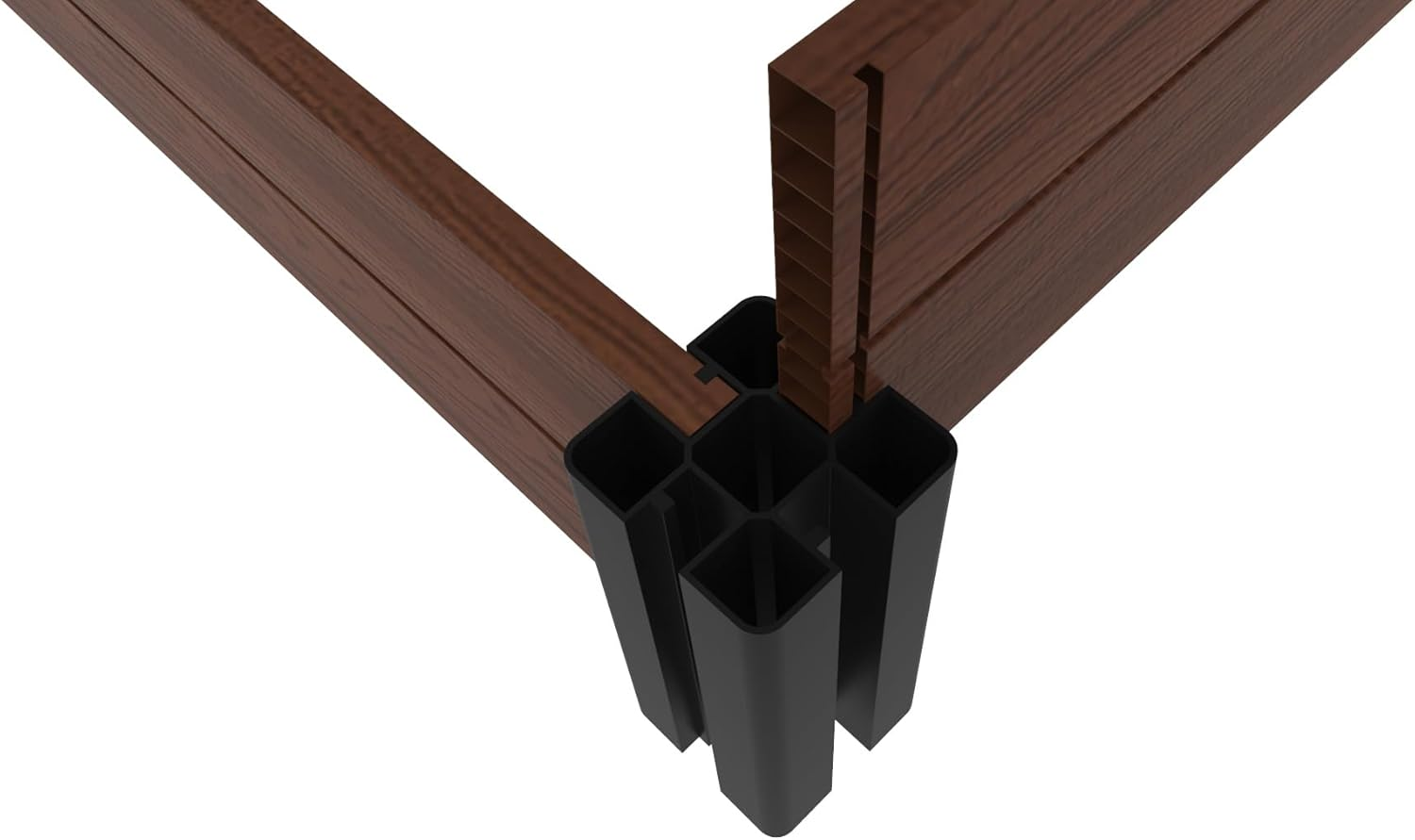 Keter Vista Outdoor Garden Bed, Brown image number 6