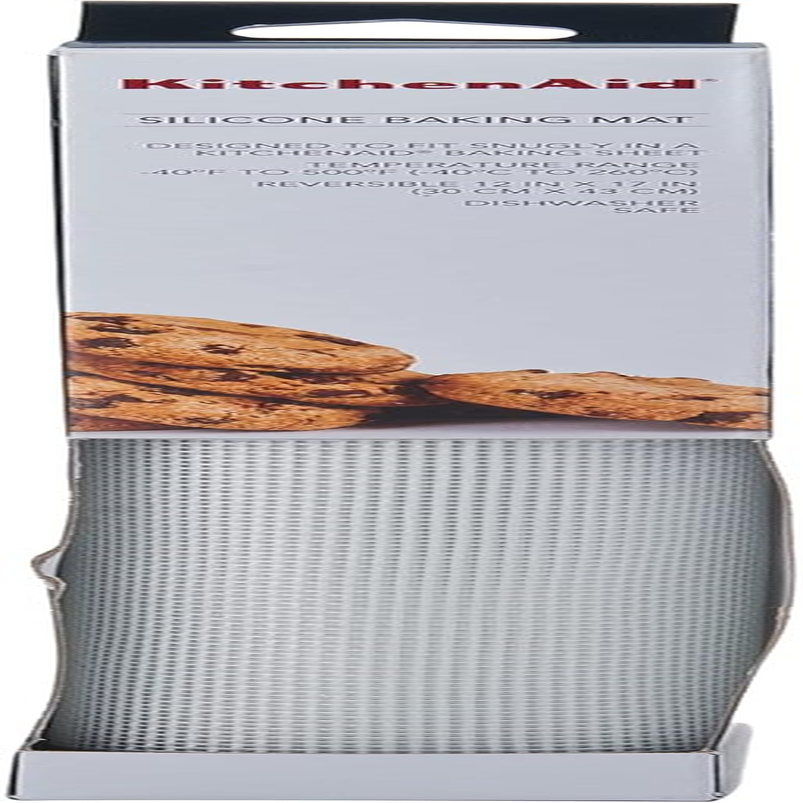 Kitchenaid Silicone Large Baking Mat, 12X17-Inch, Gray image number 3