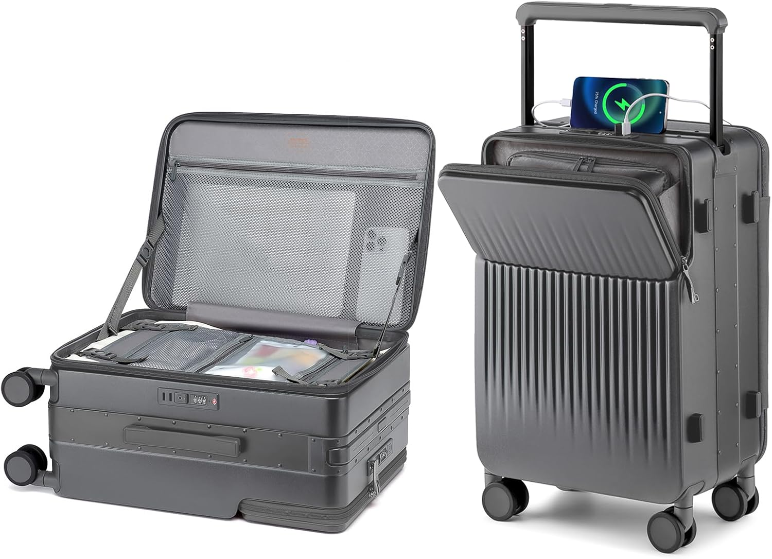 Joyway Carry on Luggage, Green, Carry on Luggage, Carry on Luggage