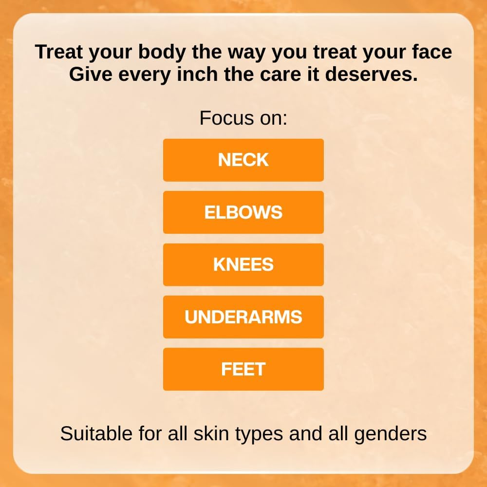 Boho Botanist Mandarin & Kakadu Plum Exfoliator Body Scrub for Hydration | 1% Niacinamide & Vitamin C | Dermat Tested, SLS & Paraben Free | for All Skin Types, Both Men & Women | 200G image number 6