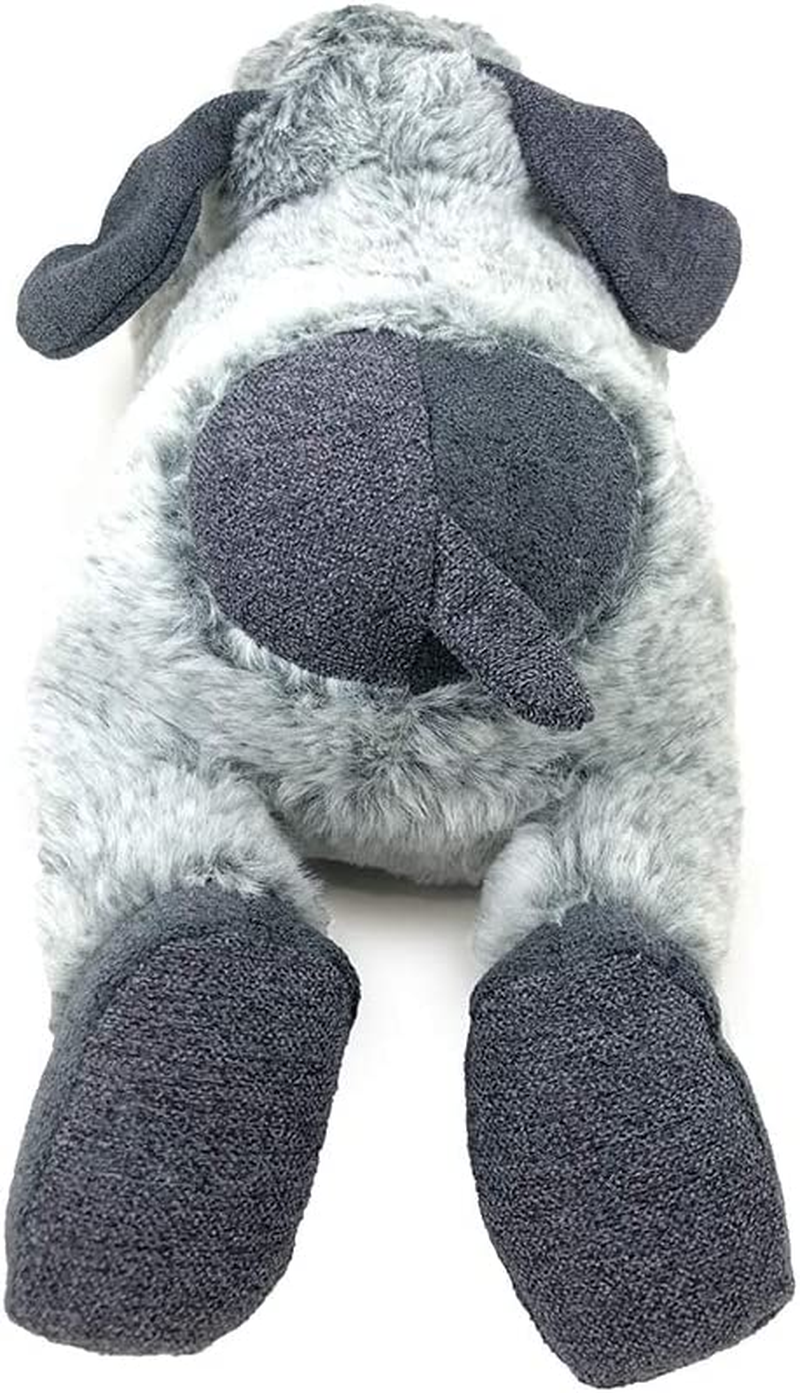 Plush Dog Toy, Grey, Large, 44Cm