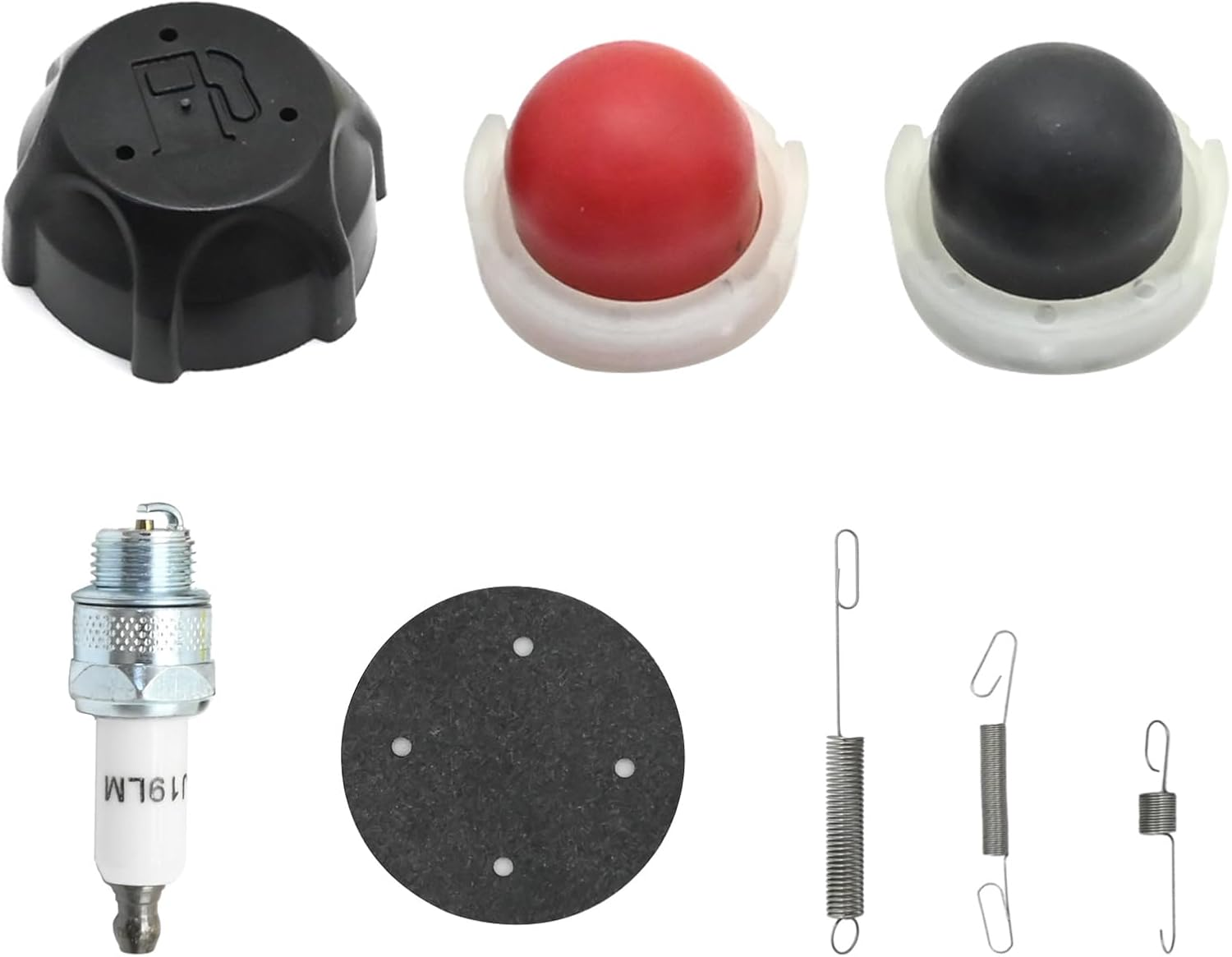 SYOWADA 698369 12PCS Air Filter, Carburetor Diaphragm, Spark Plug Replacement for Brigs-Straton 3.5-4.5 HP, Replace 694394 494408 495770 795083 image number 2