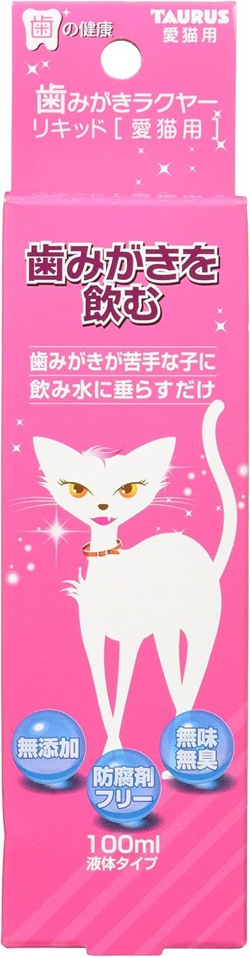 Taurus Toothpaste Rakuya Liquid for Cats, 3.4 Fl Oz (100 Ml)