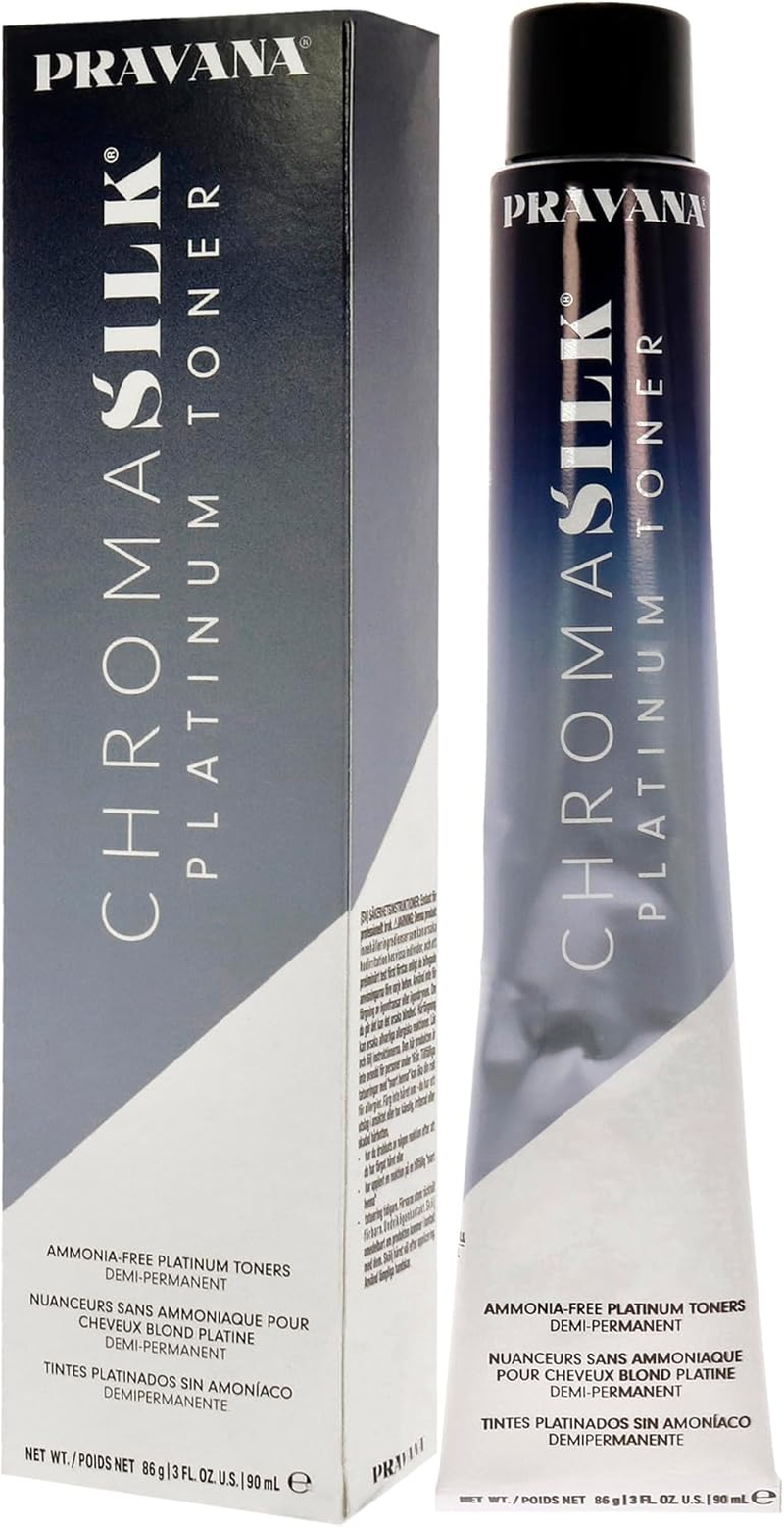 Pravana Chromasilk Platinum Toner - Platinum Sand for Unisex 3 Oz Hair Color image number 2