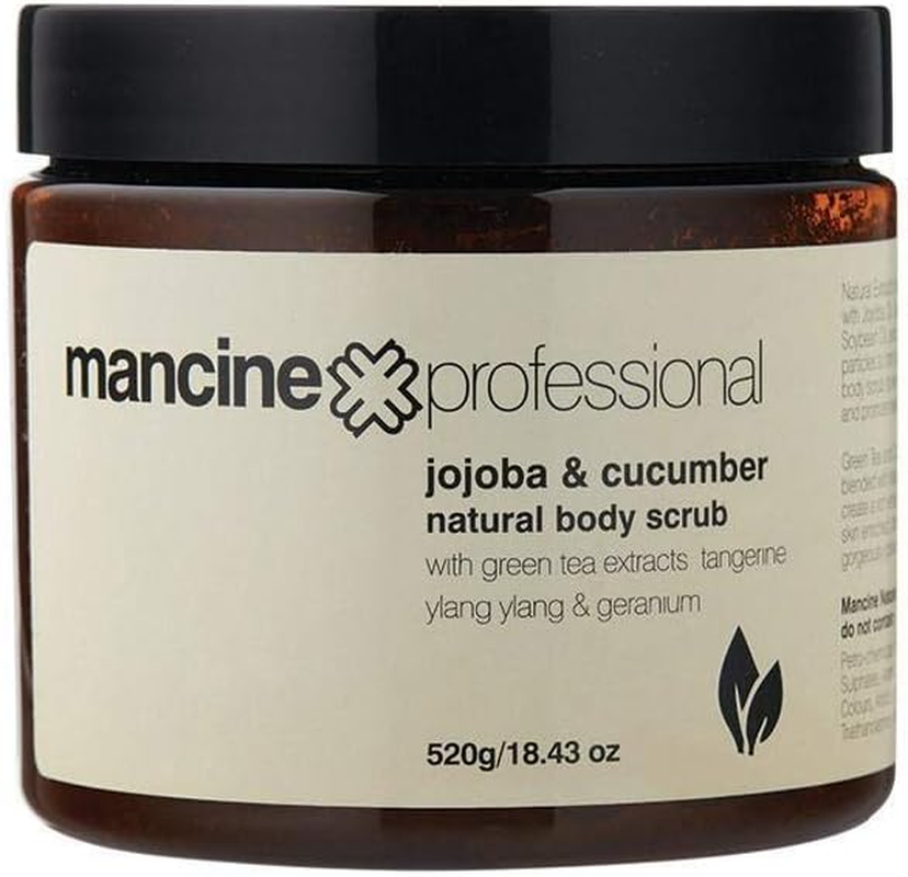 Mancine Jojoba & Cucumber Natural Body Scrub 520 G, 520 G
