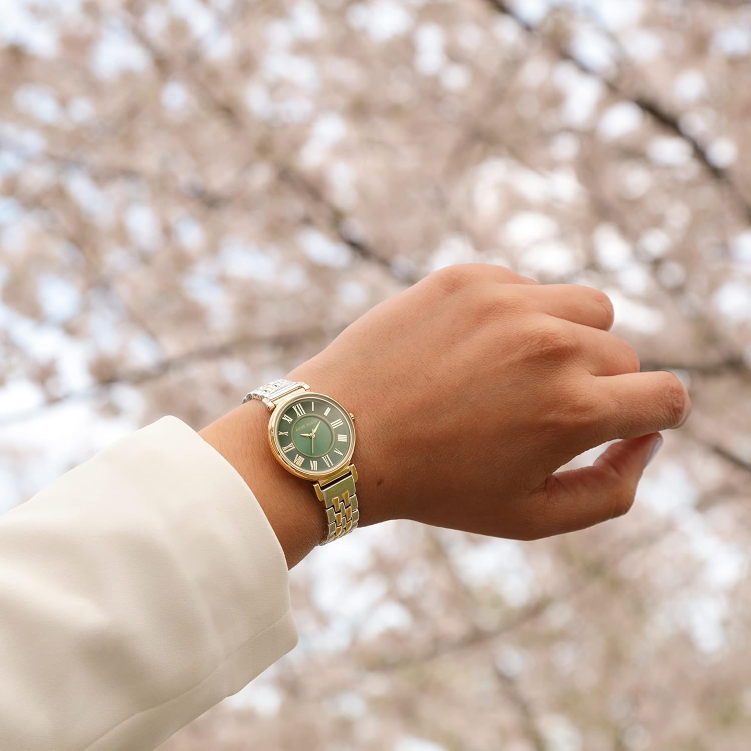 Anne Klein Women'S Bracelet Watch - Grey/Rose Gold image number 5