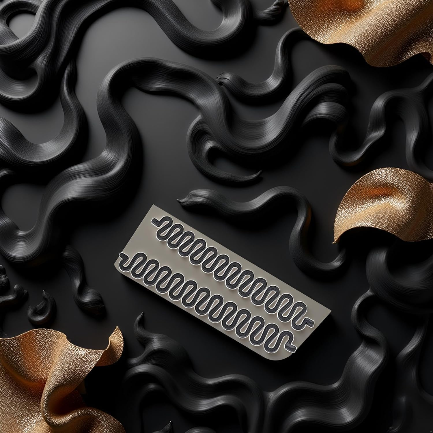 2 Pcs Black Hair Braiding Tool Roller Hair Twist Styling Accessories for Women Simple and Styling Tools Hair Rollers image number 1