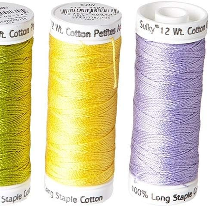 Sulky 712-34 Summer Collection Crossroads Cotton Petites 12 Weight, 10 Pieces per Pack, Multicolor image number 2